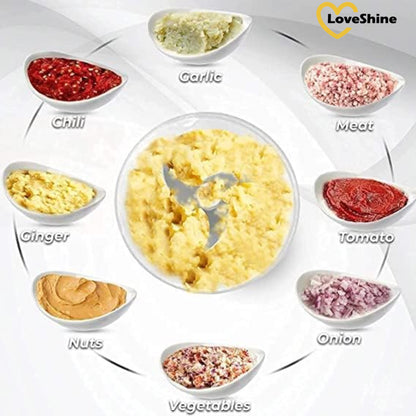 4 in 1 Portable Electric Vegetable Cutter Set